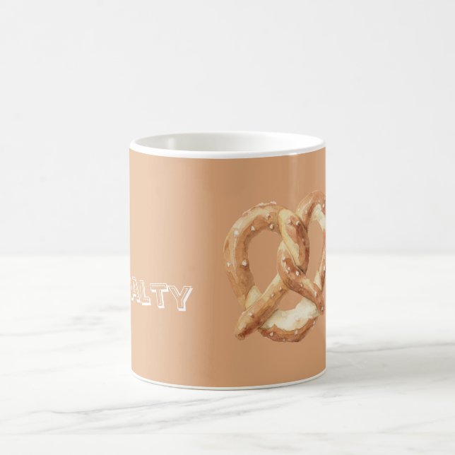 Salzige Brezel Kaffeetasse (Mittel)