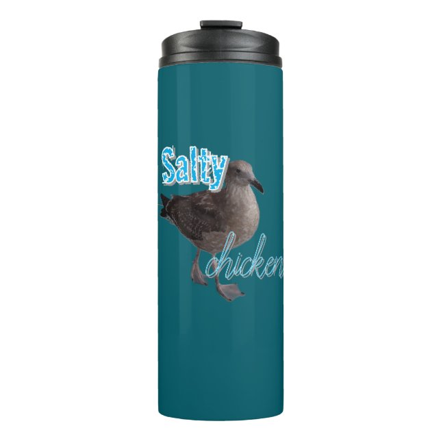 Salzige Huhn  Thermosbecher (Vorderseite)