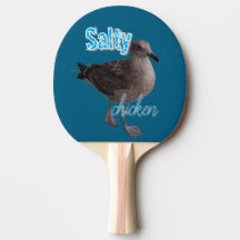 Salzige Hühner-Ping-Pong-Schläger