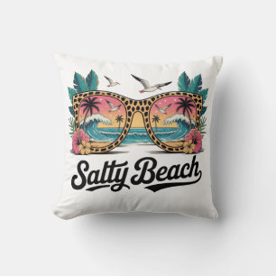 Salzige Strandbrille  Kissen