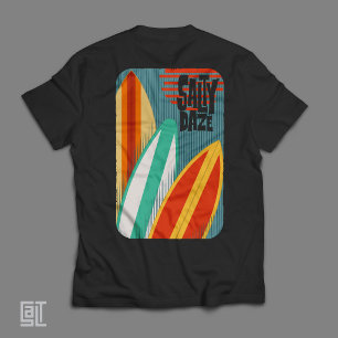 Salzige Tage Surfen T-Shirt
