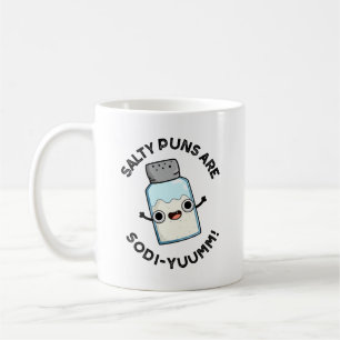 Salzige Wortspiele sind Sodi-um Lustig Salz Natriu Kaffeetasse