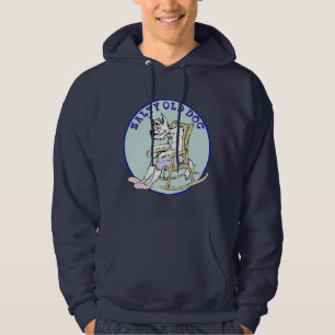 Salziger alter Hund Hoodie