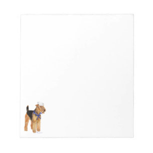Salziger Hund Matrose Notizblock