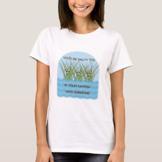 Salziger Wortspiel-T - Shirt - fertigen Sie