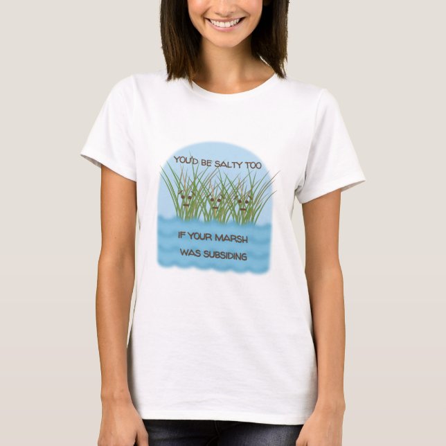 Salziger Wortspiel-T - Shirt - fertigen Sie (Vorderseite)