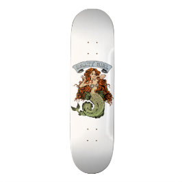 Salziges Mädchen Skateboard