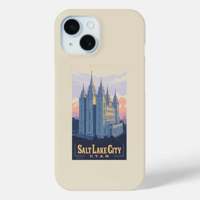 Salzsee-Tempel | Salt Lake City, Utah Case-Mate iPhone Hülle (Rückseite)