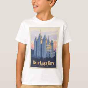 Salzsee-Tempel Salt Lake City, Utah T-Shirt