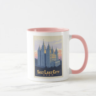 Salzsee-Tempel Salt Lake City, Utah Tasse