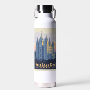 Salzsee-Tempel Salt Lake City, Utah Trinkflasche