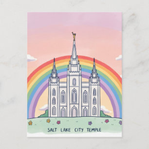 Salzseestadt-Tempel Postkarte