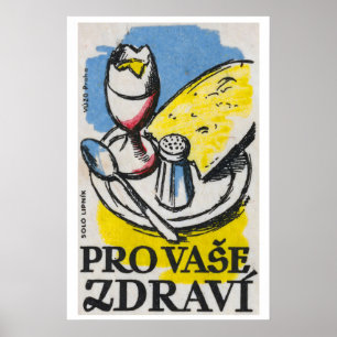 Salzstreuer und Löffel Matchbox Kunst Druck, Tsche Poster