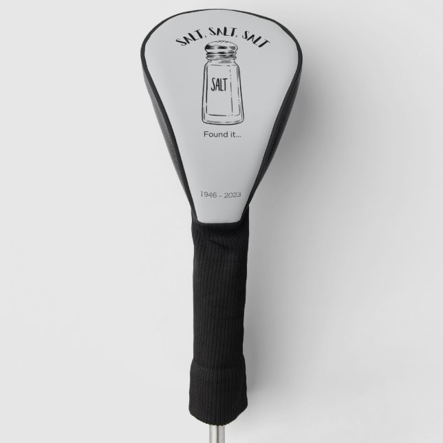Salzstreuer verloren - gefallen golf headcover (Vorderseite)