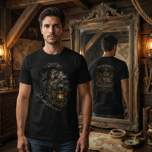 Salzverfluchtes Kapitäns-T-Shirt – Tote Männer pra T-Shirt