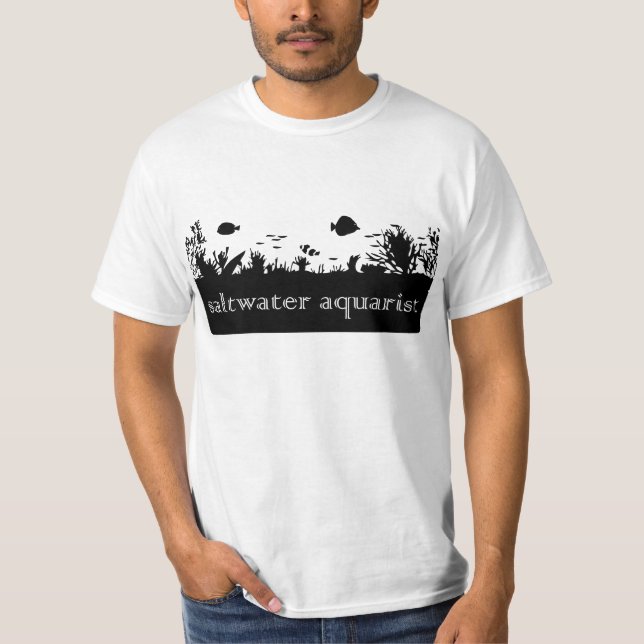 Salzwasser Aquarist T-Shirt (Vorderseite)