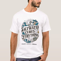 Salzwasser heilt alles Nautisches Ozean-Thema