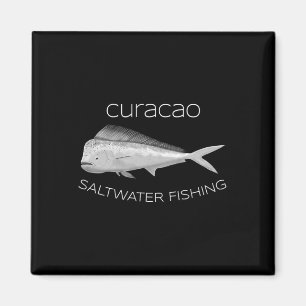 Salzwasser-Hochseeangeln Curacao Mahi Mahi Magnet