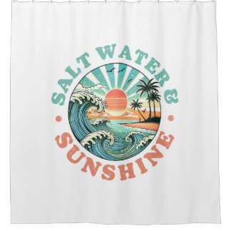 Salzwasser & Sonnenschein Duschvorhang