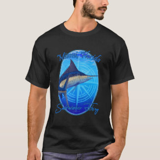 Salzwasserfischen Miami Florida Hochsee-Fische T-Shirt
