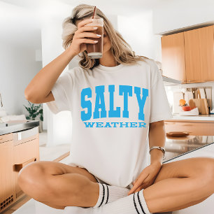Salzwetter-Shirt, Küsten-Sommer-Vibes-Shirt T-Shirt