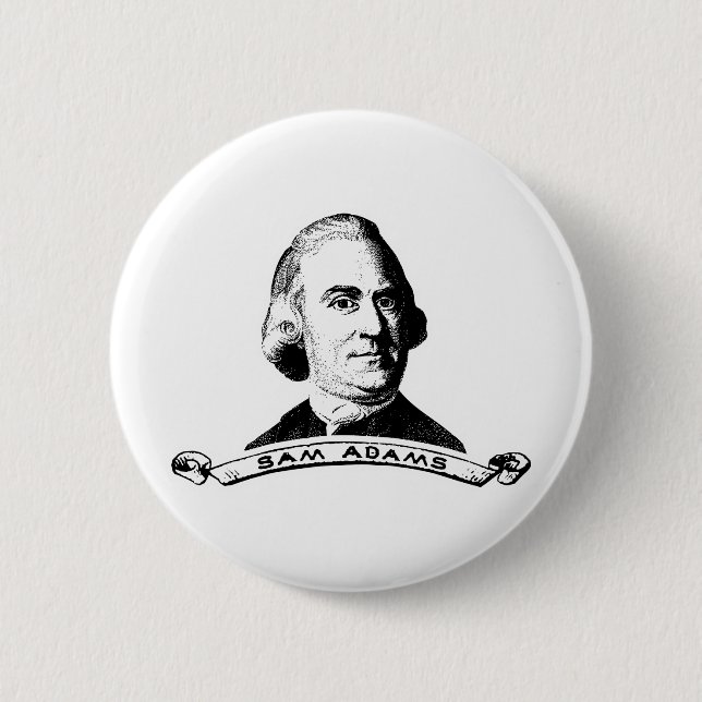 Sam Adams Button (Vorderseite)