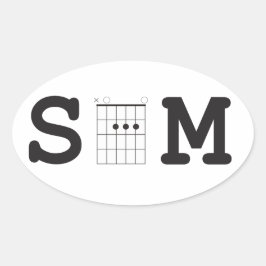 SAM Akkord Box Oval Aufkleber
