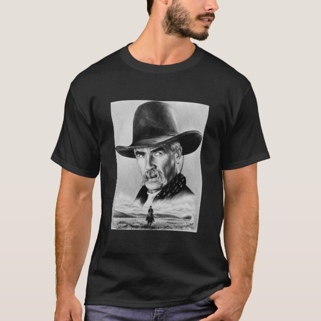 Sam Elliot Lone Rider T-Shirt (Vorderseite)