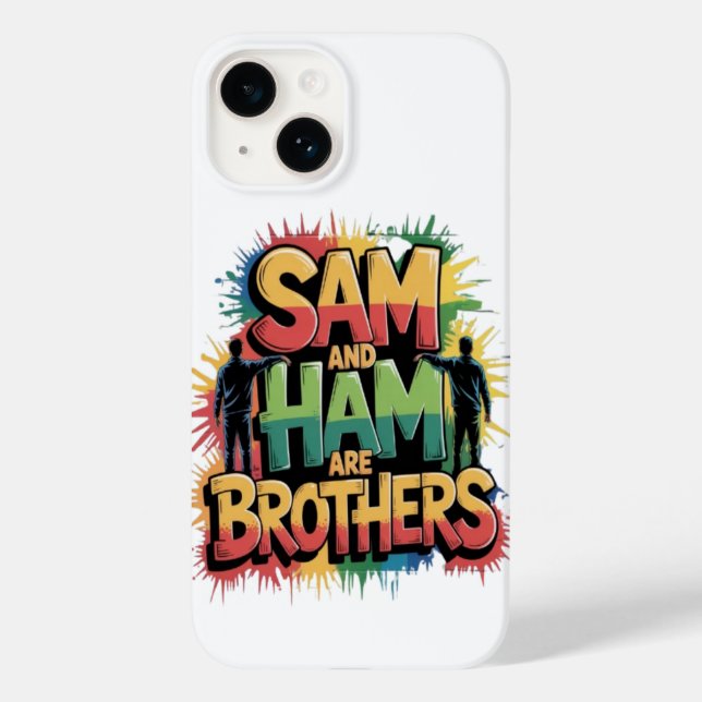 Sam & Ham sind Brüder Case-Mate iPhone 14 Hülle (Rückseite)
