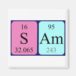 Sam Peripherischer Name-Magnet Magnet