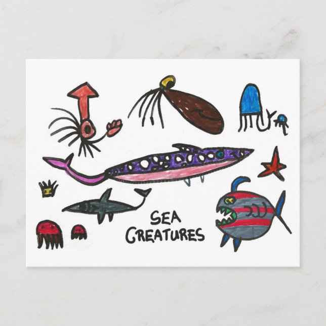 Sam the Igel - Johnny's Postcard #4 Postkarte (Vorderseite)