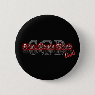 Sam wachsen Band-Knopf mit schwarzem "SGB" Logo Button