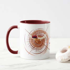 Sama-Tanz mit schönem Gedicht über die Liebe Tasse