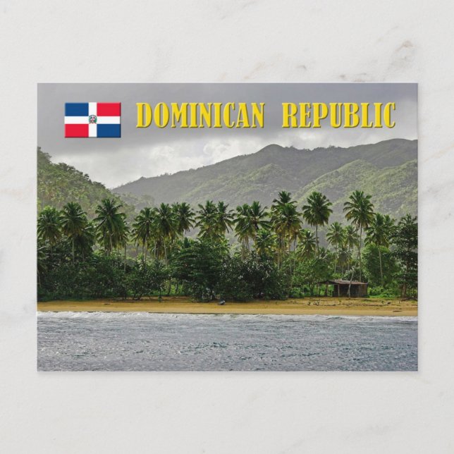 Samana Beach, Dominikanische Republik Postkarte (Vorderseite)