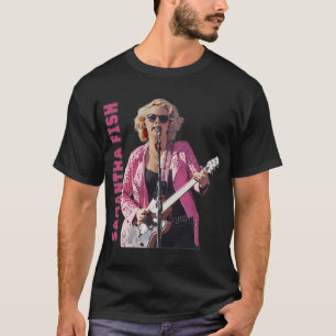 Samantha Fish in Rosa T-Shirt