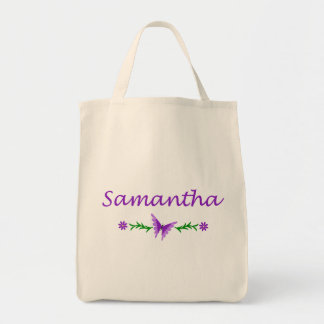Samantha (lila Schmetterling) Tragetasche