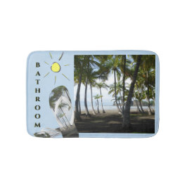 Sámara Strand Sonniges Bad Kust. Badematte