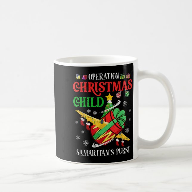 Samaritan's Purse Operation Christmas Child Funny  Kaffeetasse (Rechts)