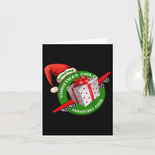 Samaritan's Purse Operation Christmas Child Lustig Karte (Vorderseite)