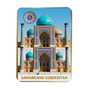 Samarkand Registan Usbekistan Reise Magnet