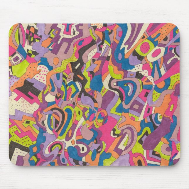 "Samba" Abstrakt Mousepad (Vorne)