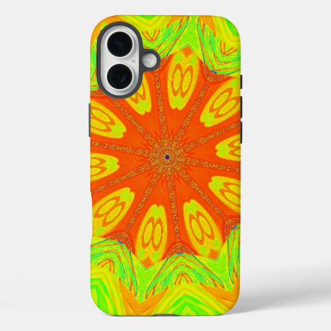 Samba Motif Art Print iPhone 16 Plus Hülle (Rückseite)