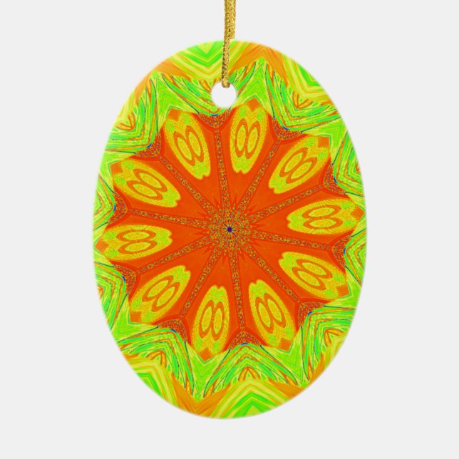 Samba Motif Art Print Keramikornament (Vorne)