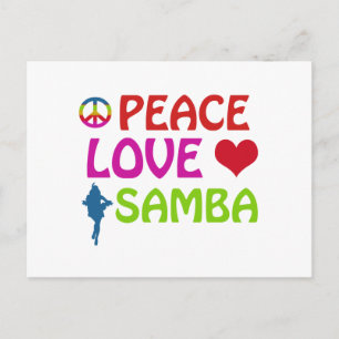 Samba Tanzdesigns Postkarte