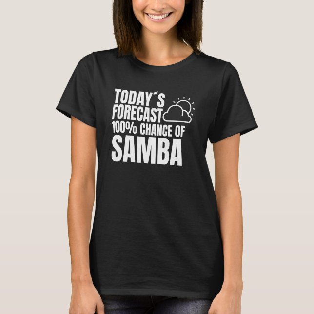 Samba tänzer Tanzpartner für Karnevalssender T-Shirt (Vorderseite)