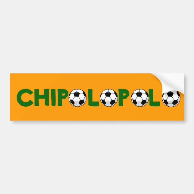 Sambia "Chipolopolo " Autoaufkleber (Vorne)