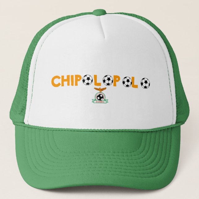 Sambia "Chipolopolo" Truckerkappe (Vorderseite)