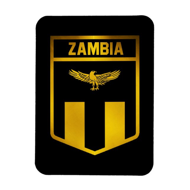 Sambia Emblem Magnet (Vertikal)