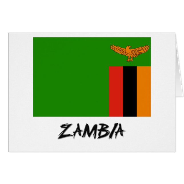 Sambia-Flagge (Vorderseite (Horizontal))