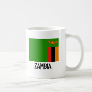 Sambia-Flagge Kaffeetasse